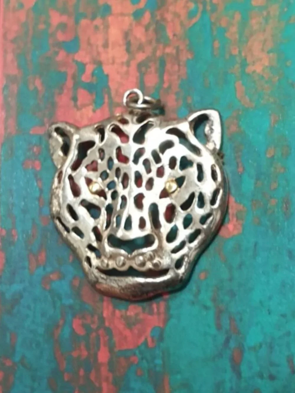 Leopard Cheetah Tiger Silver Pendant Women Girls Fashion Casual Formal Jewelry